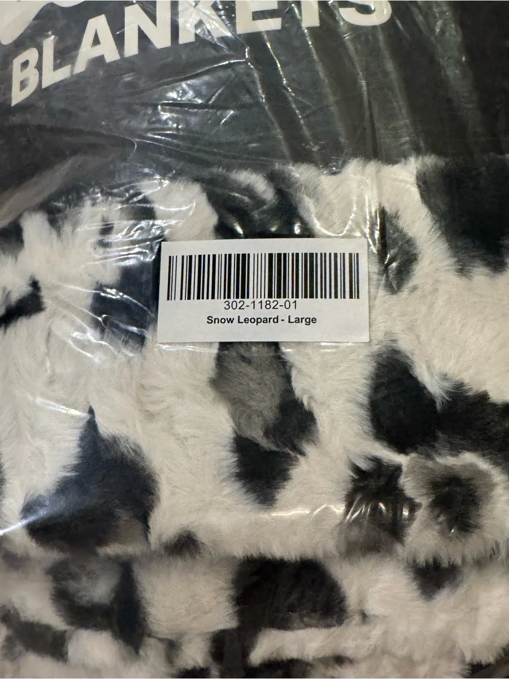 Lola Blankets Snow Leopard Large Luxury Faux Fur Blanket
